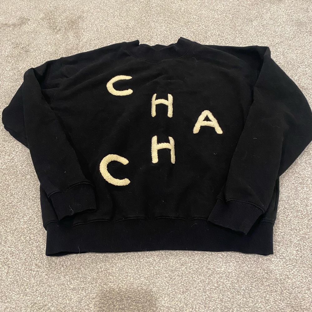 Comfy black sweater. Size large